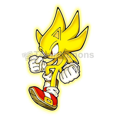 Sonic the Hedgehog T-shirts Iron On Transfers N7950